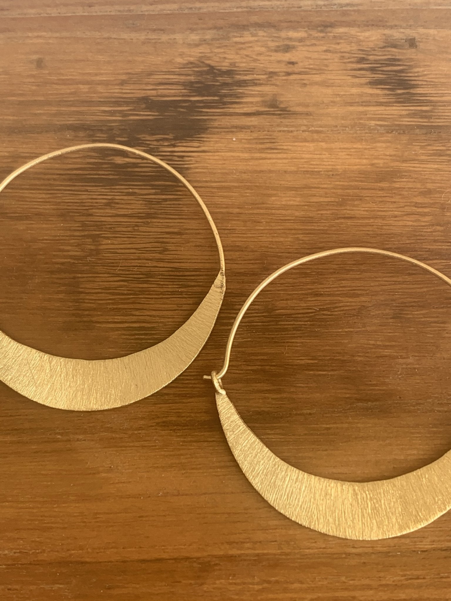 Stylish Gold Brass Designer Earrings for Women - Elegant Dangle Hoop Earrings for Party, Wedding & Everyday Wear