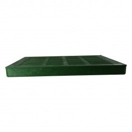 24 Inch Square Green Grate - Heavy Duty Plastic Drain Cover for Yard, Garden & Pool Areas - Outdoor Water Drainage Solution for Patio, Driveway & Landscaping