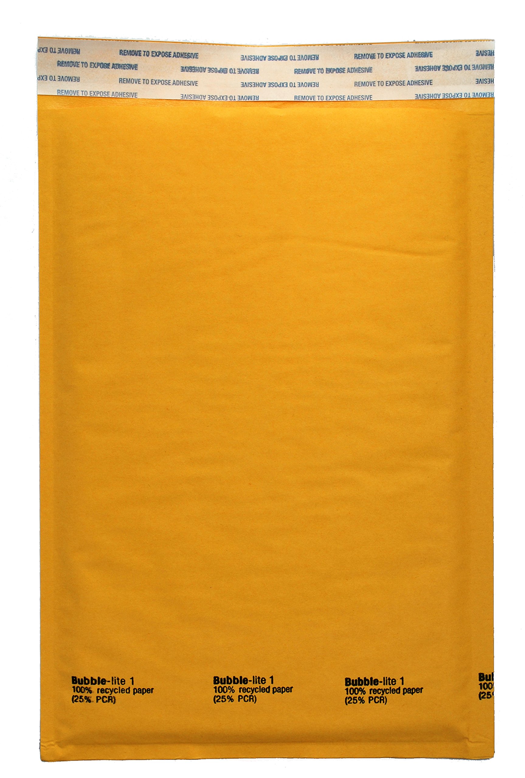 200 Pack #1 7.25x12 Inch Kraft Bubble Mailers - Lightweight Padded Envelopes for Shipping & Mailing (Bubble Lite Protection) - Perfect for Ecommerce, Small Businesses & Online Sellers