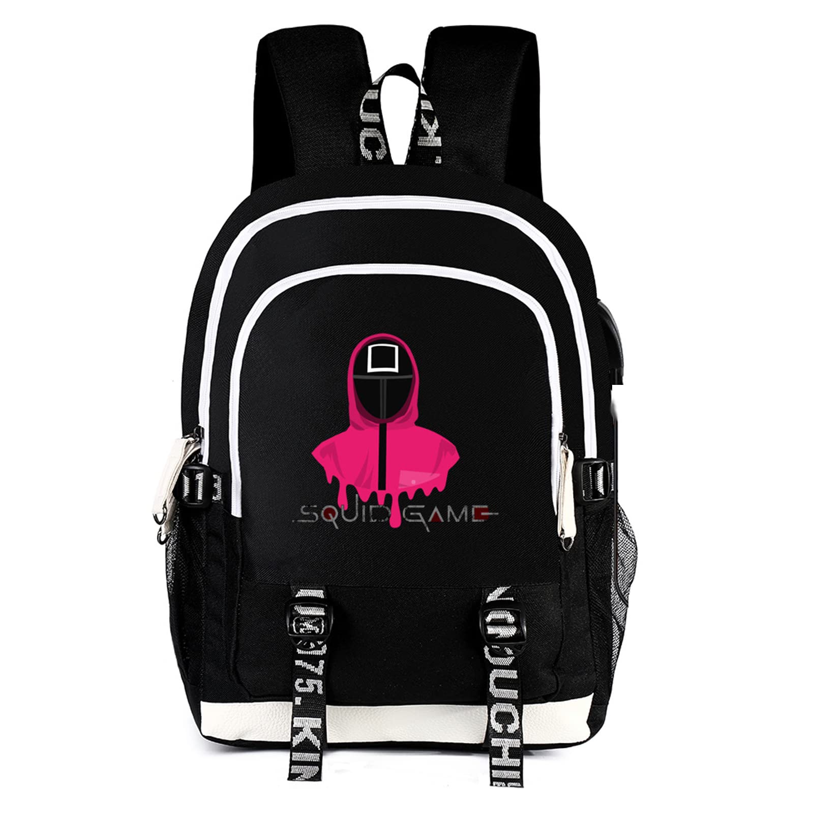 USB Charging Backpack for Students - Laptop & School Bag (Black) for Travel & Work