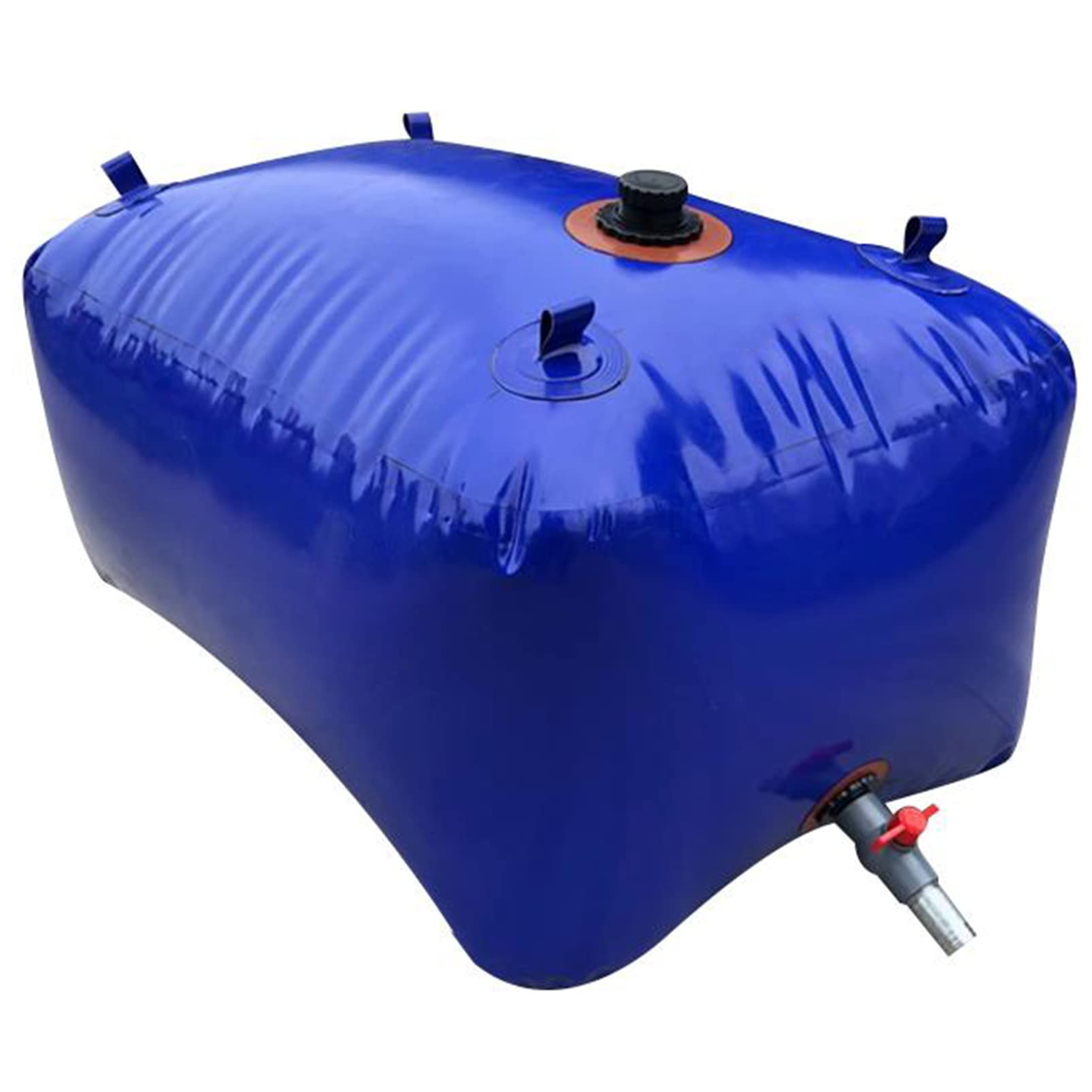 Portable Collapsible Water Storage Tank Bladder Bag - 20 Gallon Reinforced Reusable Emergency Water Container for Camping, Hiking, RV, Worksite & Outdoor Survival - Flexible Water Reservoir with Spigot for Easy Use