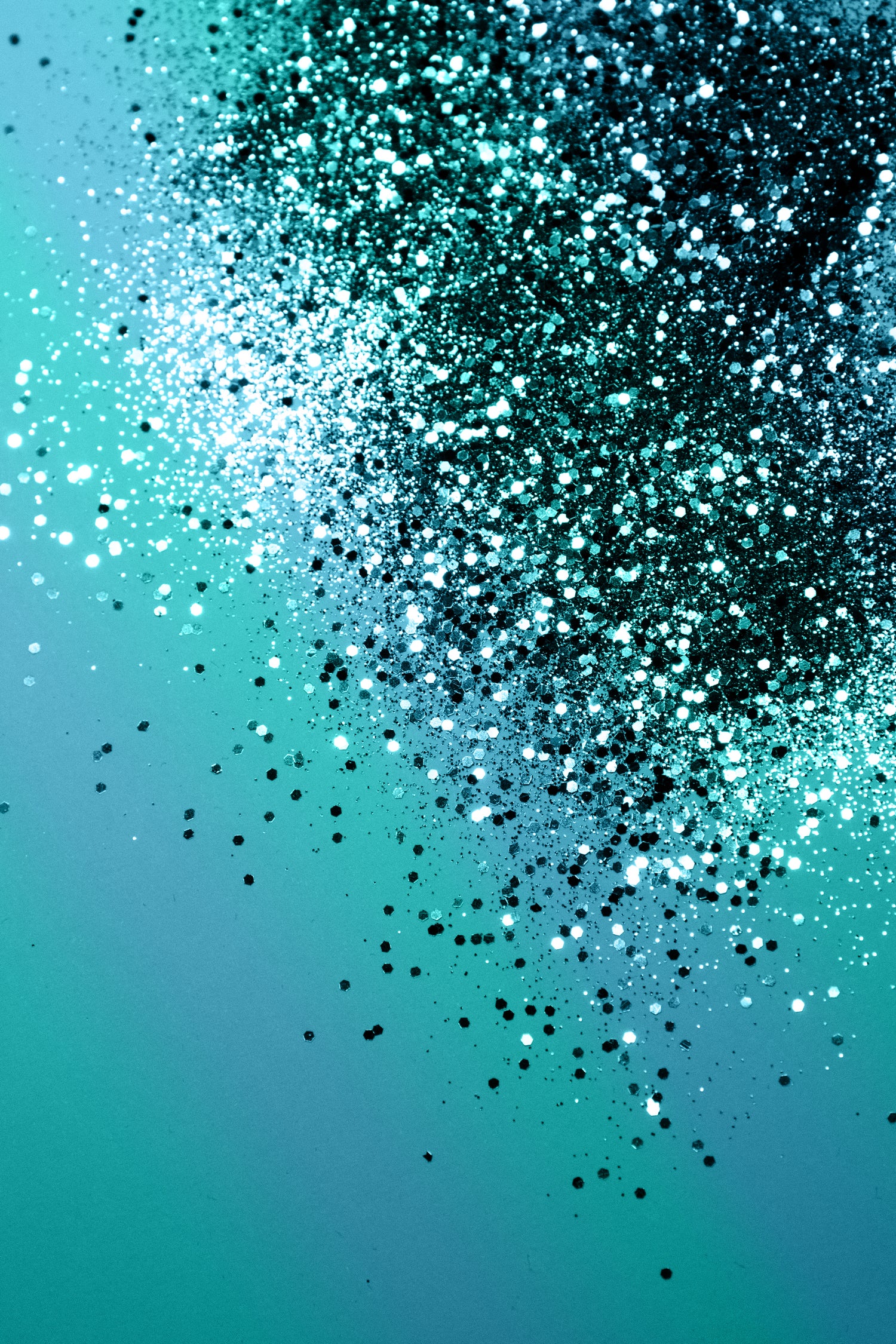 Aqua Blue Ocean Glitter for Crafts, DIY Decor, Nail Art & Scrapbooking - Premium Shiny Glitter Dust for Creative Projects