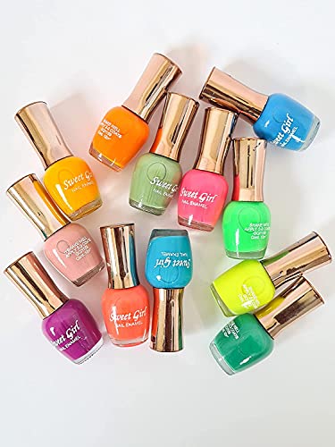 Snazzy Nails 36-Piece Long Lasting Nail Polish Set - Glossy Finish, High Shine, 5ml Each (Tomato Red, Black, Baby Pink, Nude & More) - Perfect for Home Manicures, Salon Use & Gift Giving