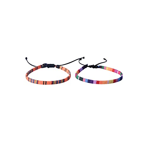 YUEPDDL Men's String Bracelets - Mexican Friendship Jewelry for Men & Women - Rope & Ankle Bracelets - Perfect for Gifts, Couples & Boho Style