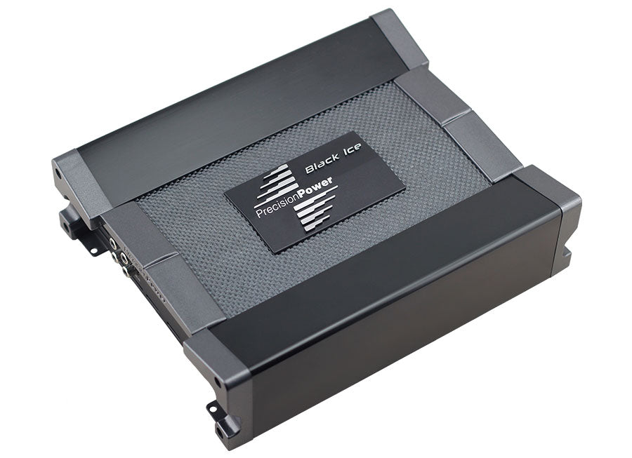 Precision Power ICE1300.1D Black Ice Series 1300W Class D Monoblock Car Amplifier - High Power Bass Boost for Car Audio Systems, Subwoofers, and Truck Stereo Upgrades