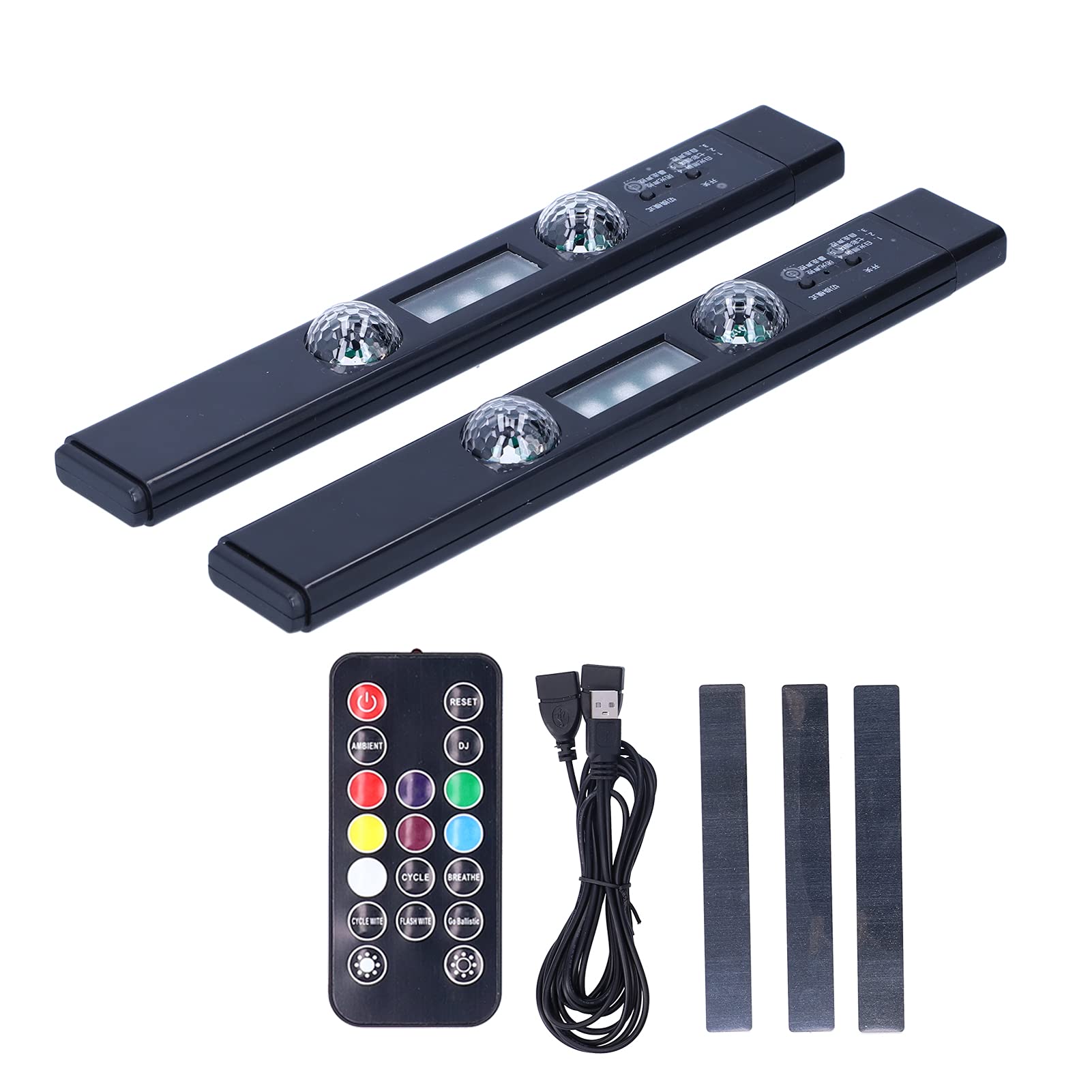 Aramox Universal LED Car Ambient Light - USB Charging, Remote Control, Decorative Atmosphere Lamp for Car Interior Modification | Perfect for Night Driving & Vehicle Customization