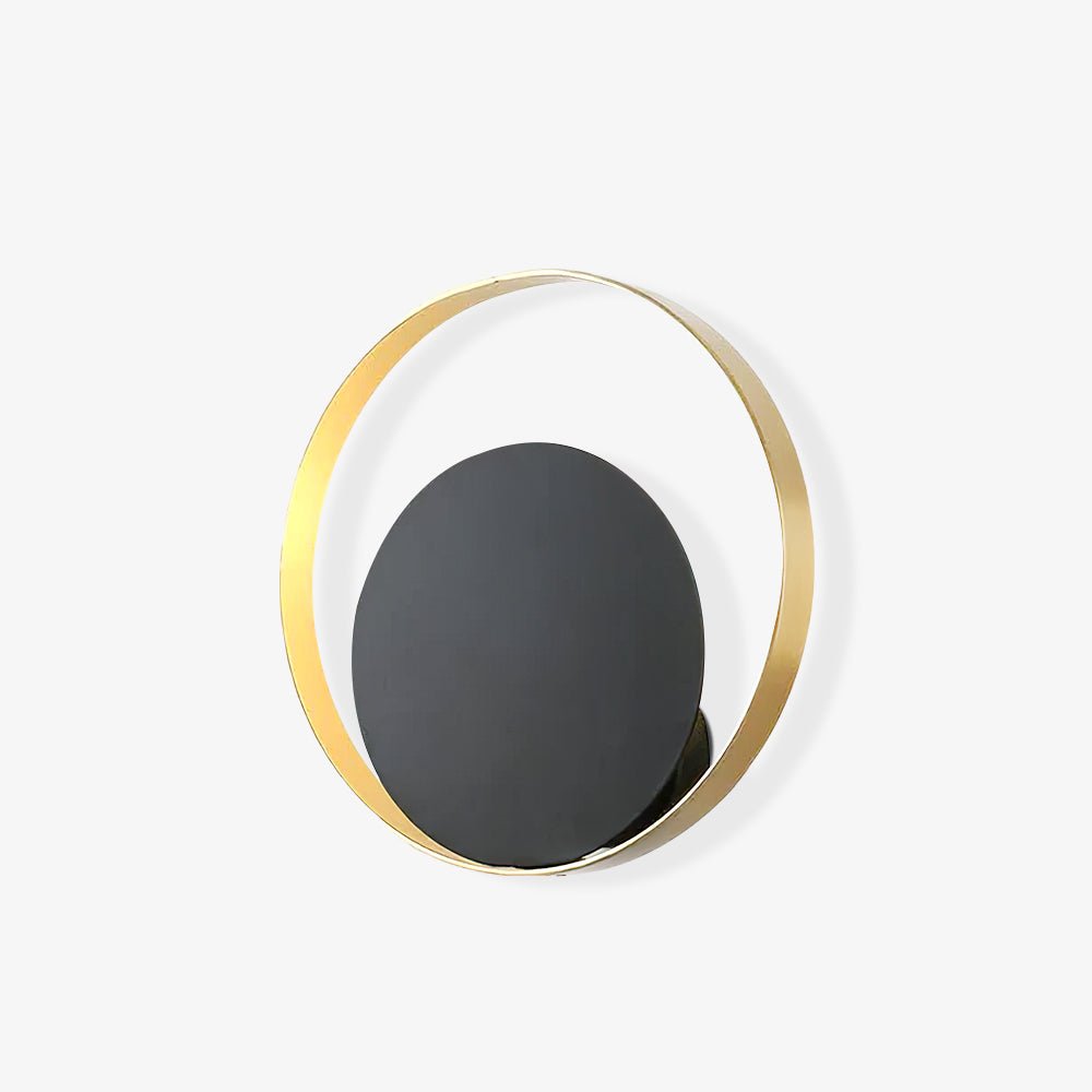 Modern Round LED Wall Lamp - Energy Efficient Dimmable Light Fixture for Living Room, Bedroom, and Hallway Decor