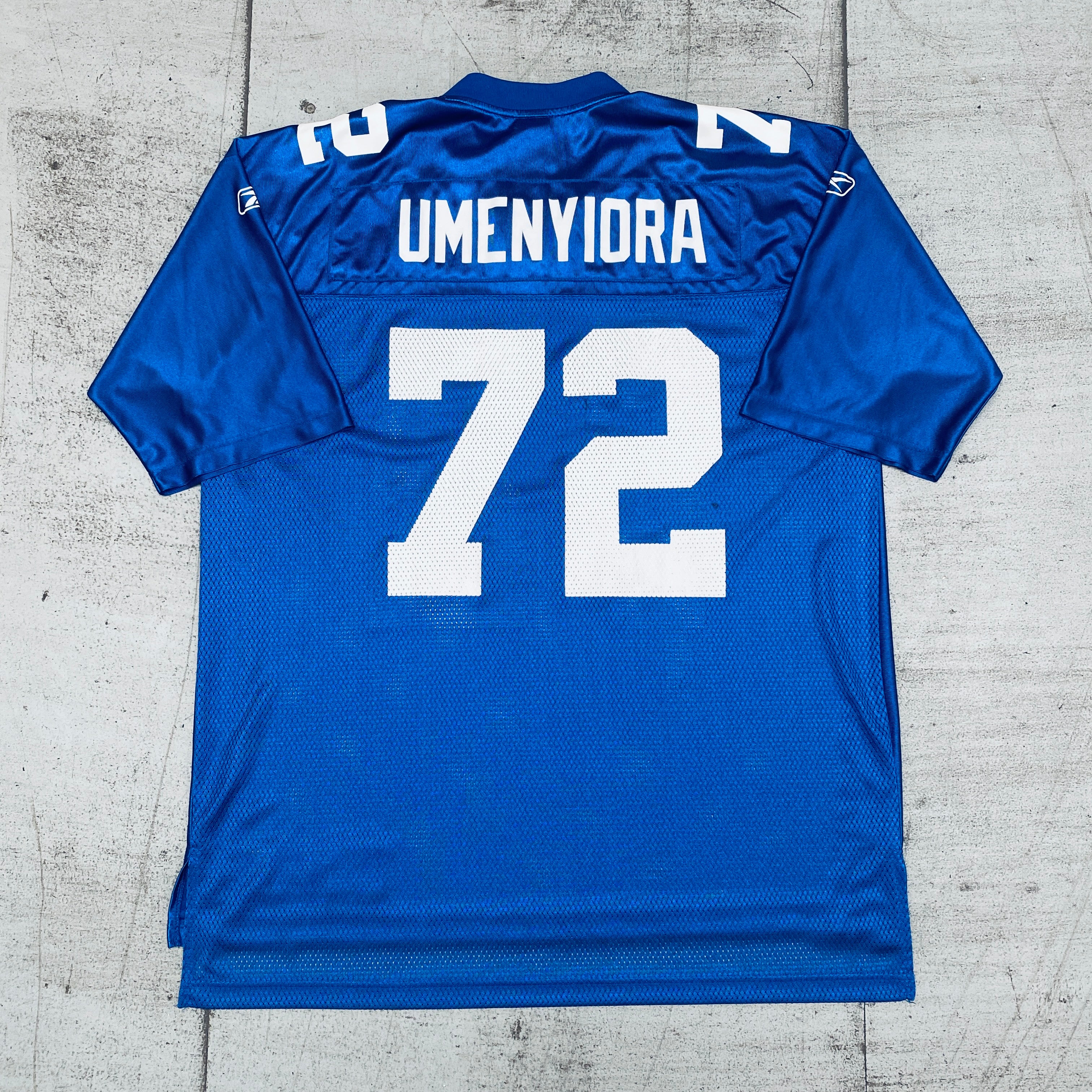 New York Giants Osi Umenyiora 2005/06 NFL Jersey XL - Authentic Football Jersey for Fans & Collectors - Perfect for Game Day, Tailgating & Sports Memorabilia Display