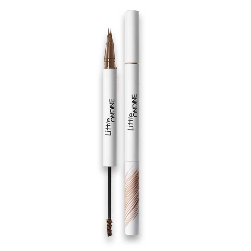 Little Ondine Dual Ended Waterproof Eyebrow Pencil - Long Lasting, Smudge Proof - Perfect for Daily Makeup & Special Occasions