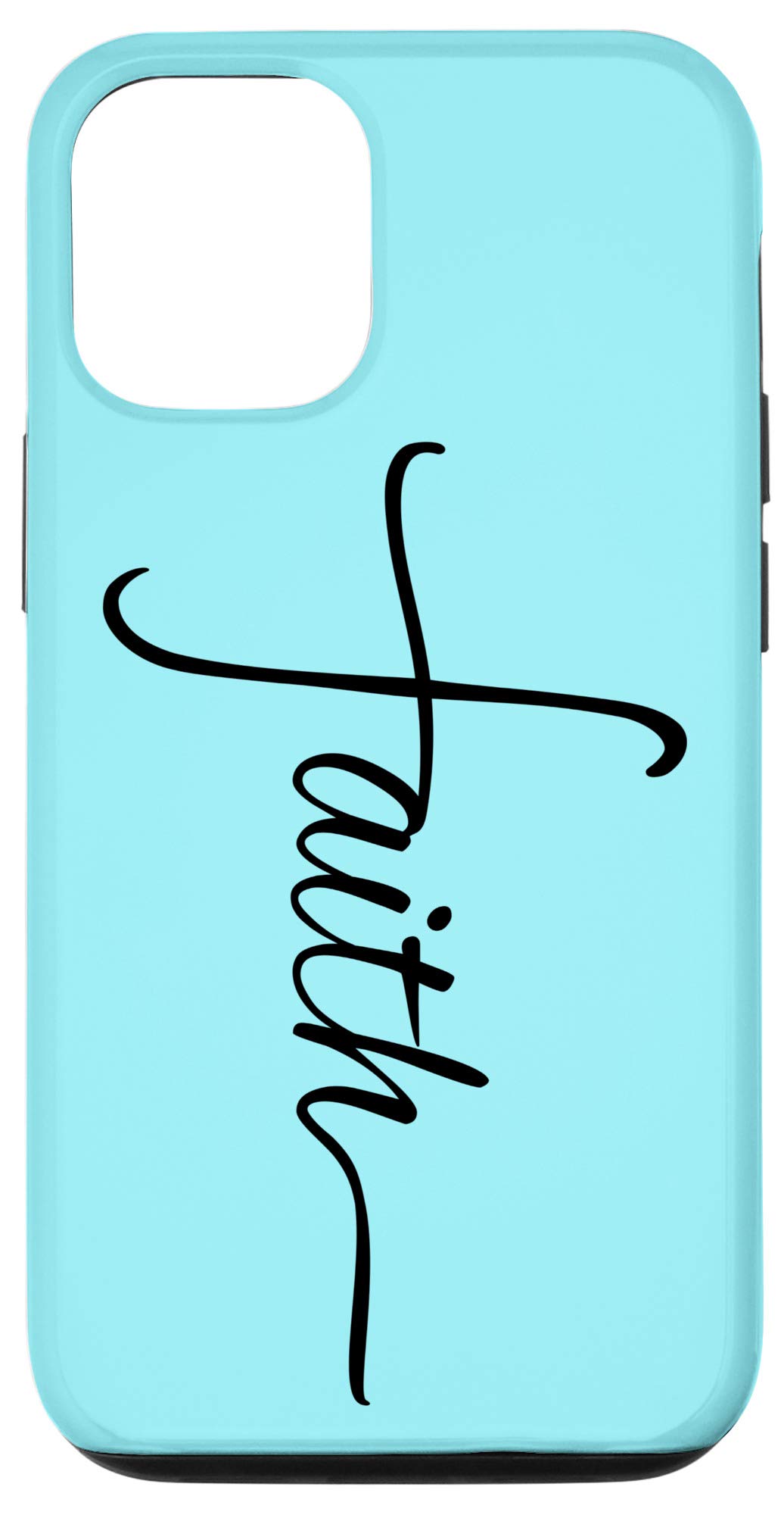 iPhone 12/12 Pro Christian Faith Case with Cross Design - Blessed by Jesus Love - Perfect for Church, Bible Study & Daily Inspiration