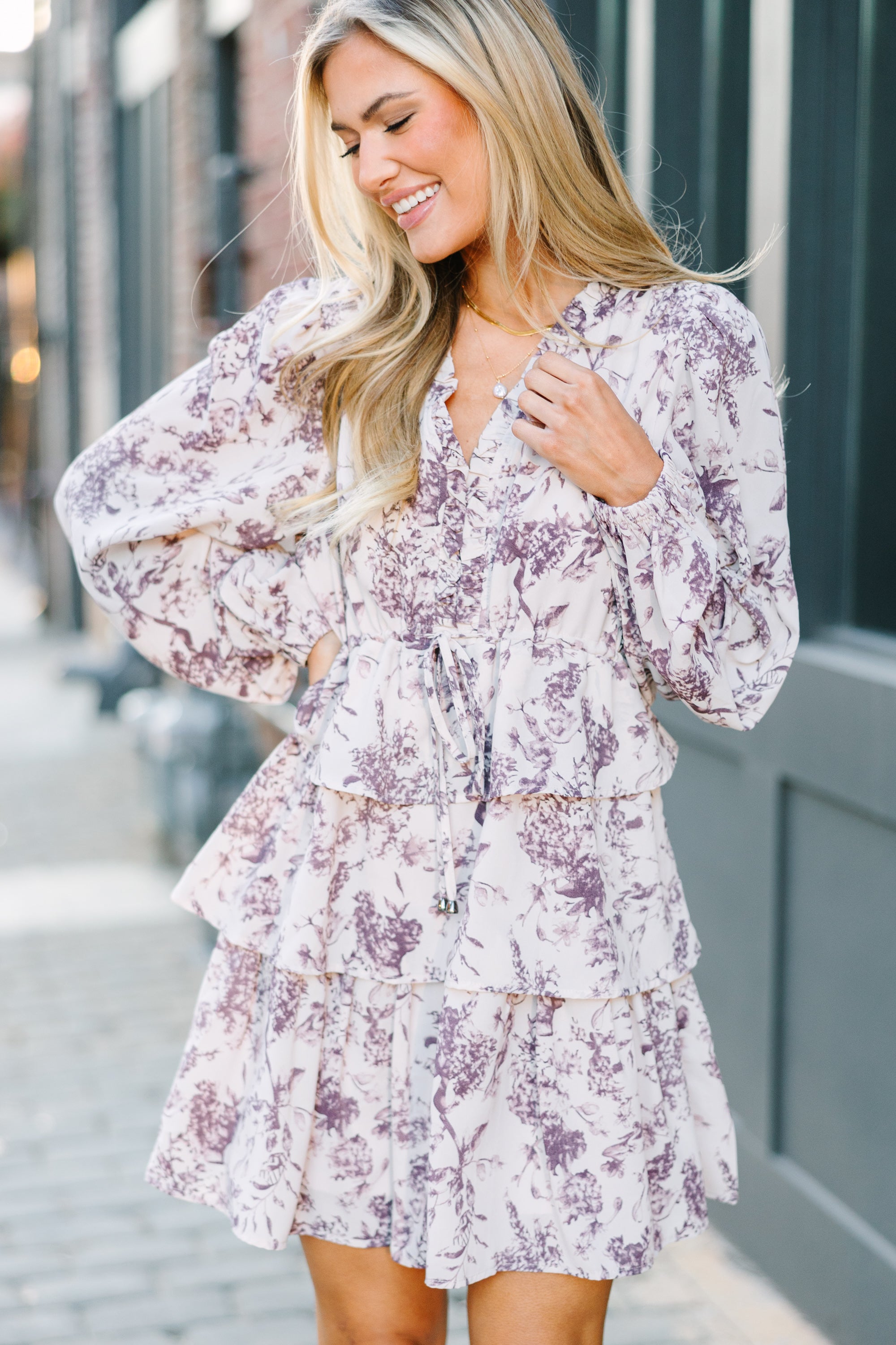 Believe In Me Ivory White Floral Dress for Women - Elegant Summer Party Dress for Weddings, Dates & Special Occasions