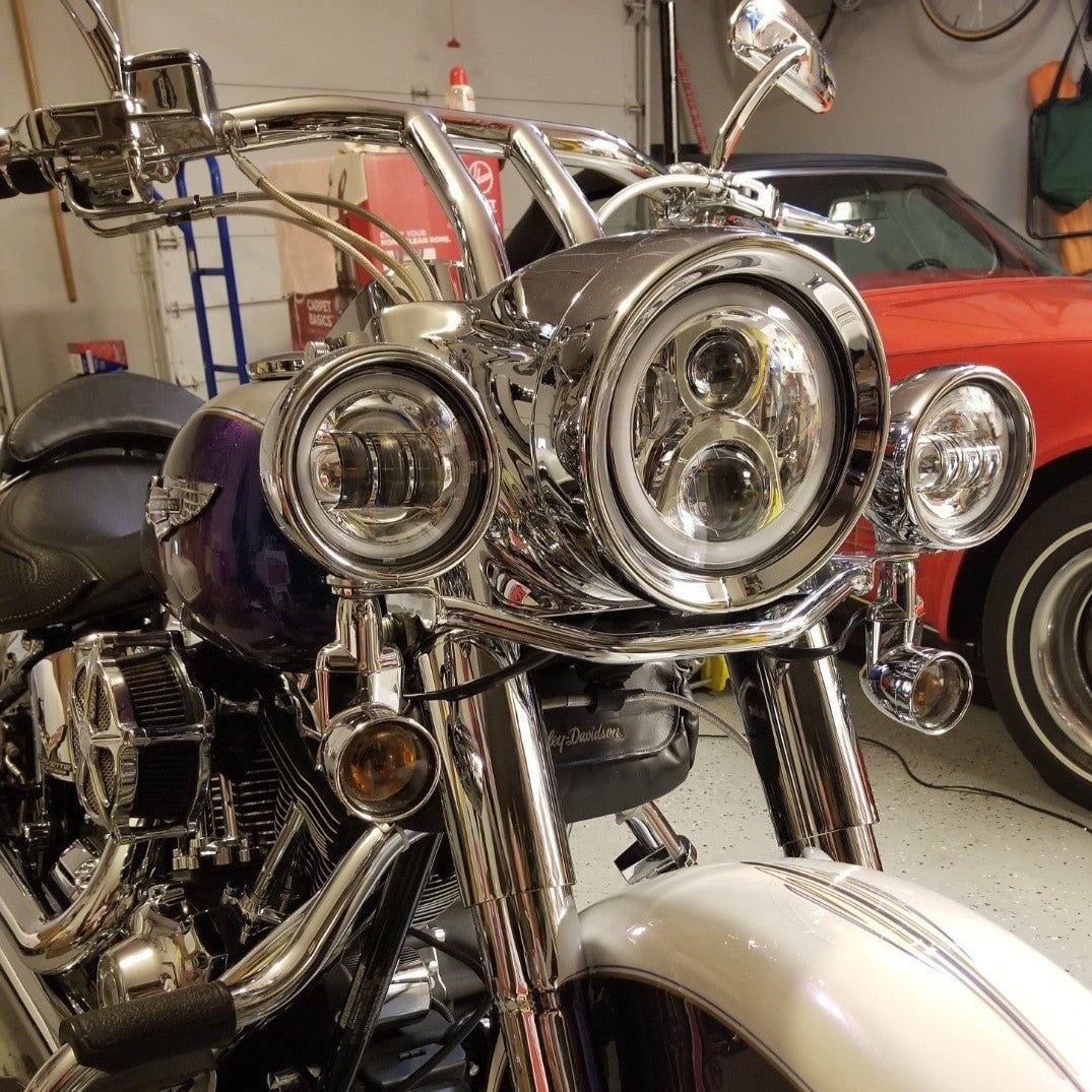 Eagle Lights 7 LED Headlight & 4.5