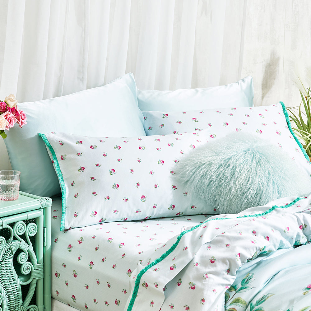Royal Albert Cheeky Pink 100% Cotton Luxury Sheet Set - Queen Size, Soft & Breathable Bedding for Comfortable Sleep - Perfect for Master Bedrooms, Guest Rooms & Cozy Home Decor