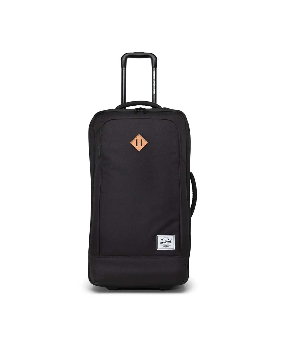 Herschel Heritage Softshell Medium Luggage - Black Water-Resistant Carry-On Suitcase for Travel & Business Trips