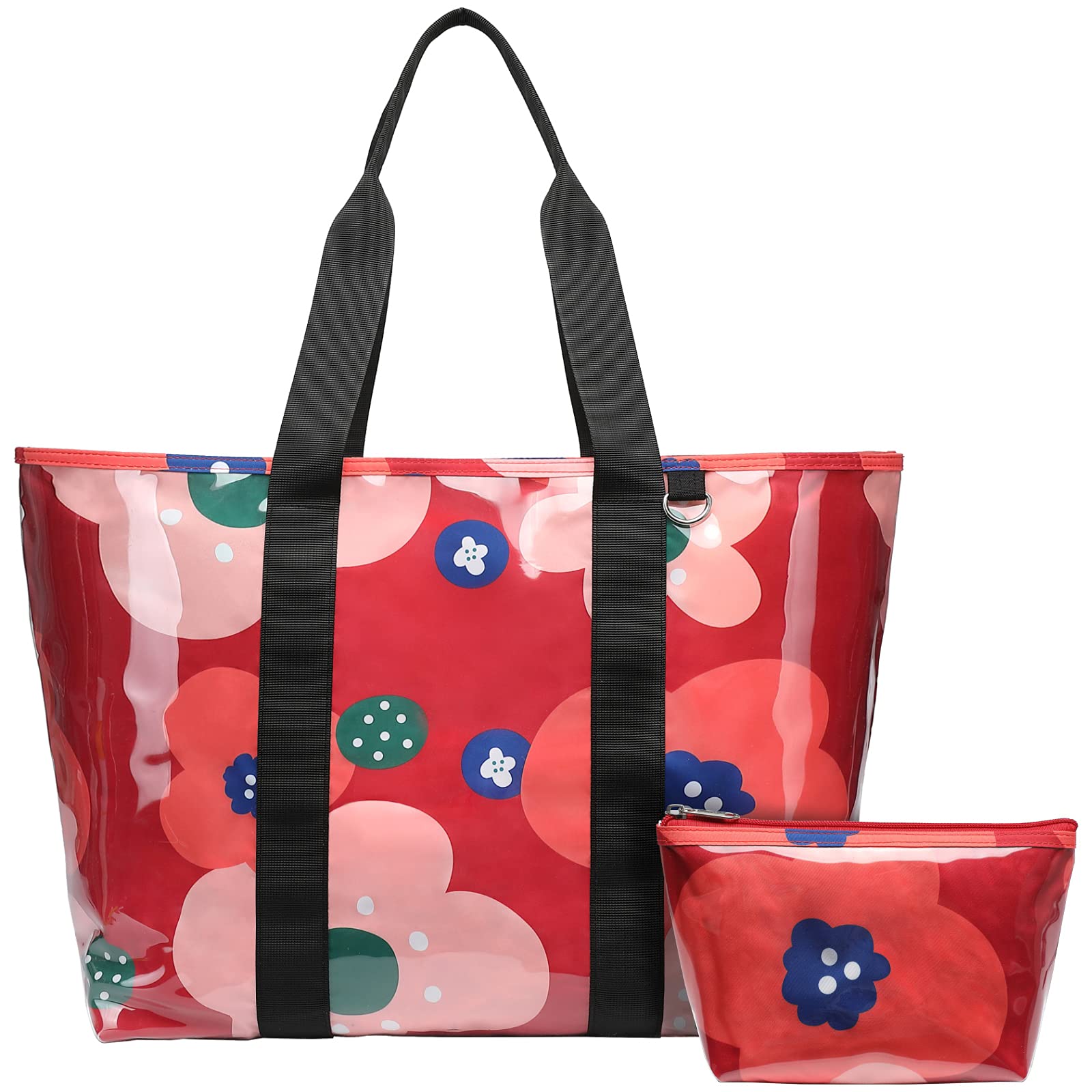 F-color Waterproof Tote Bag for Women - Gym & Travel Shoulder Bag - Durable Work & School Backpack - Perfect for Fitness, Commuting & Daily Use