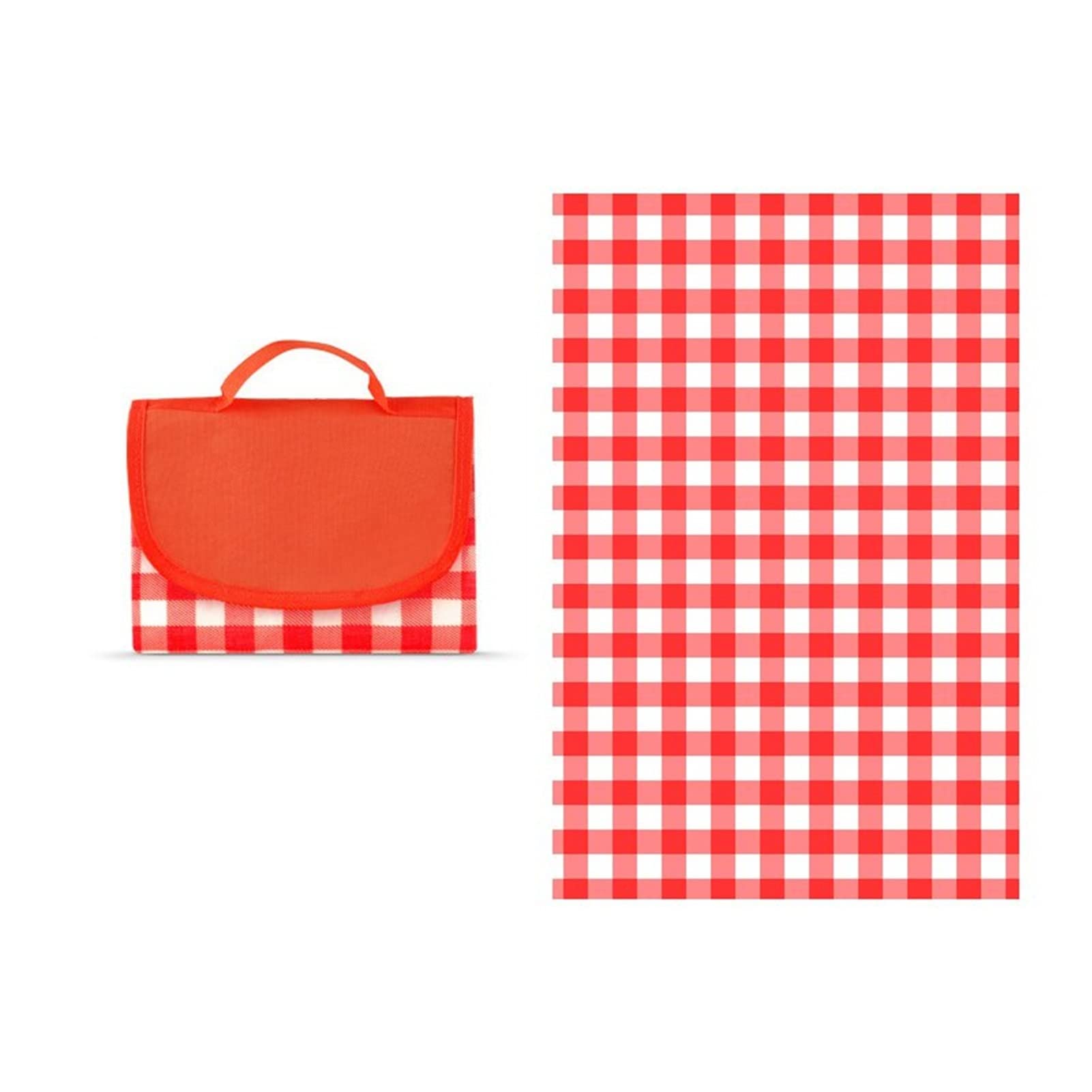 SHUYING Waterproof Camping Mat - Foldable Picnic Blanket for Beach, Outdoor, Travel - Soft & Durable - 200x200cm (Red) - Perfect for Camping, Picnics, Beach Days & Backyard Relaxation