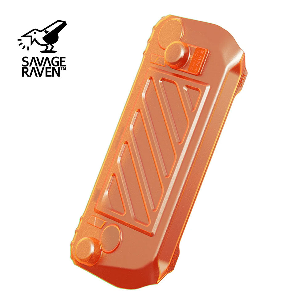 Skull & Co. Front Cover for ROG Ally X GripCase - Neon Orange Protective Case | Durable Gaming Accessory for ASUS ROG Ally X | Perfect for Travel & Competitive Gaming
