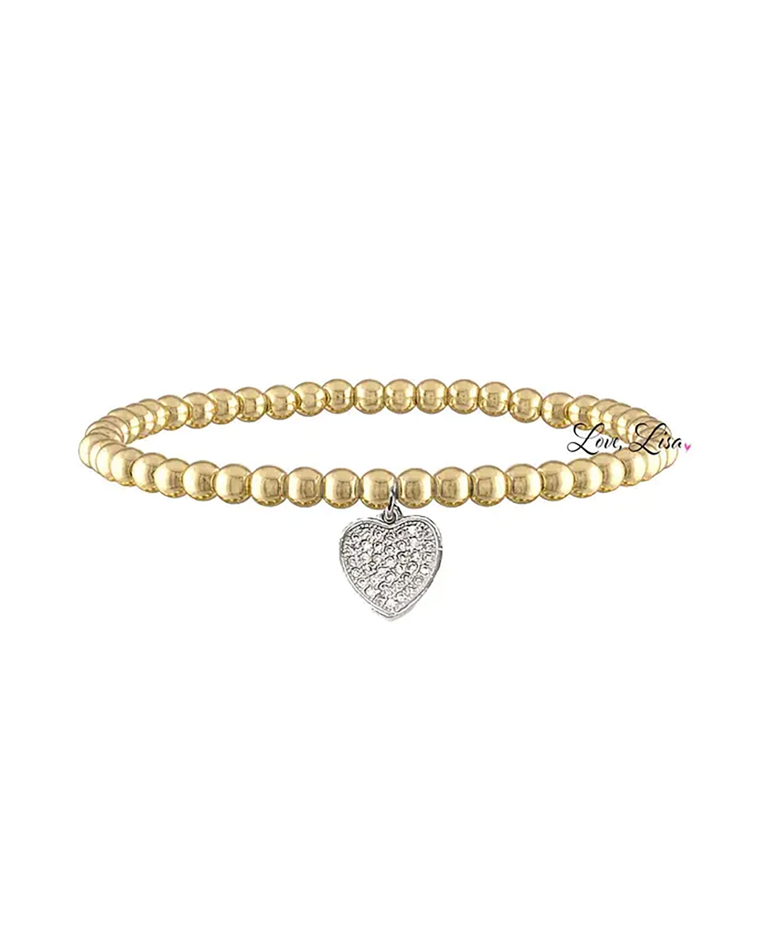 Sweetest Little Heart Beaded Bracelet for Women - Dainty Adjustable Charm Jewelry Gift for Her - Perfect for Valentine's Day, Anniversary & Everyday Wear