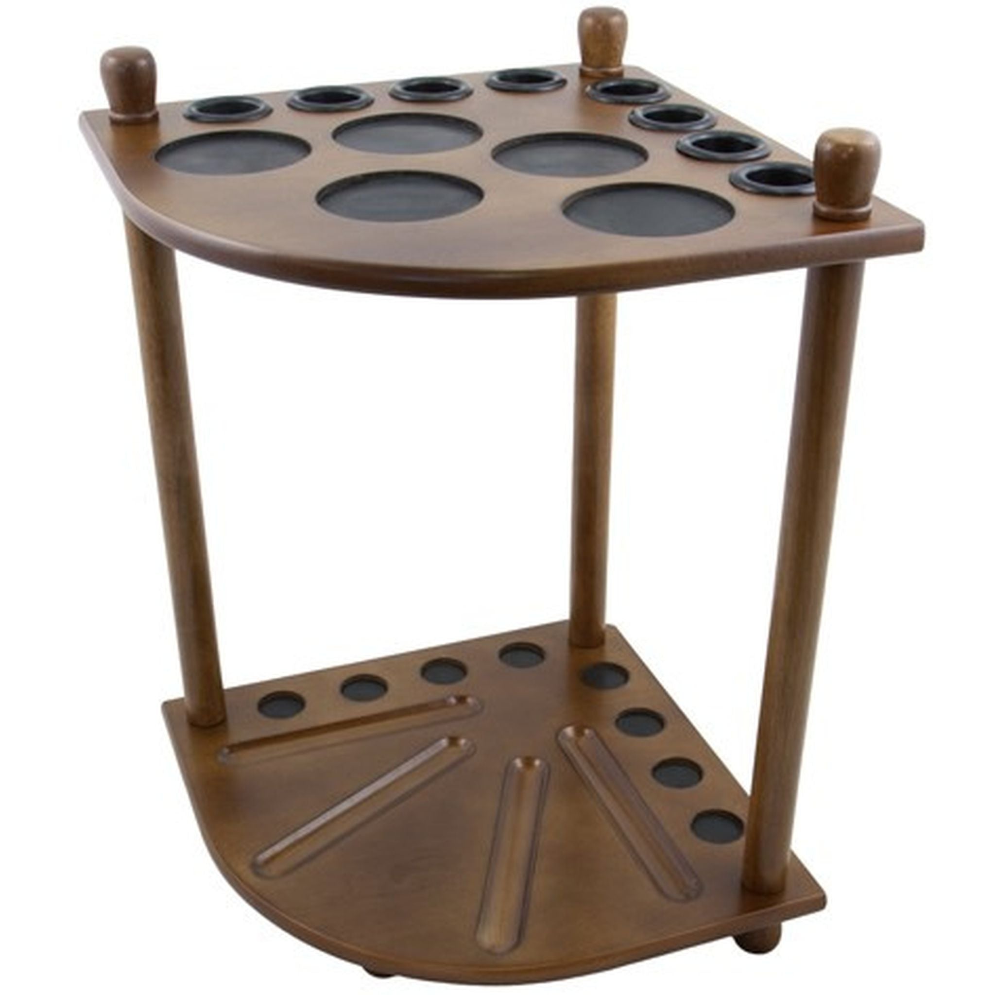 Formula Corner 8 Cue Stand - Premium Billiard Pool Cue Stick Holder - Perfect for Home Game Rooms, Bars, and Pool Halls