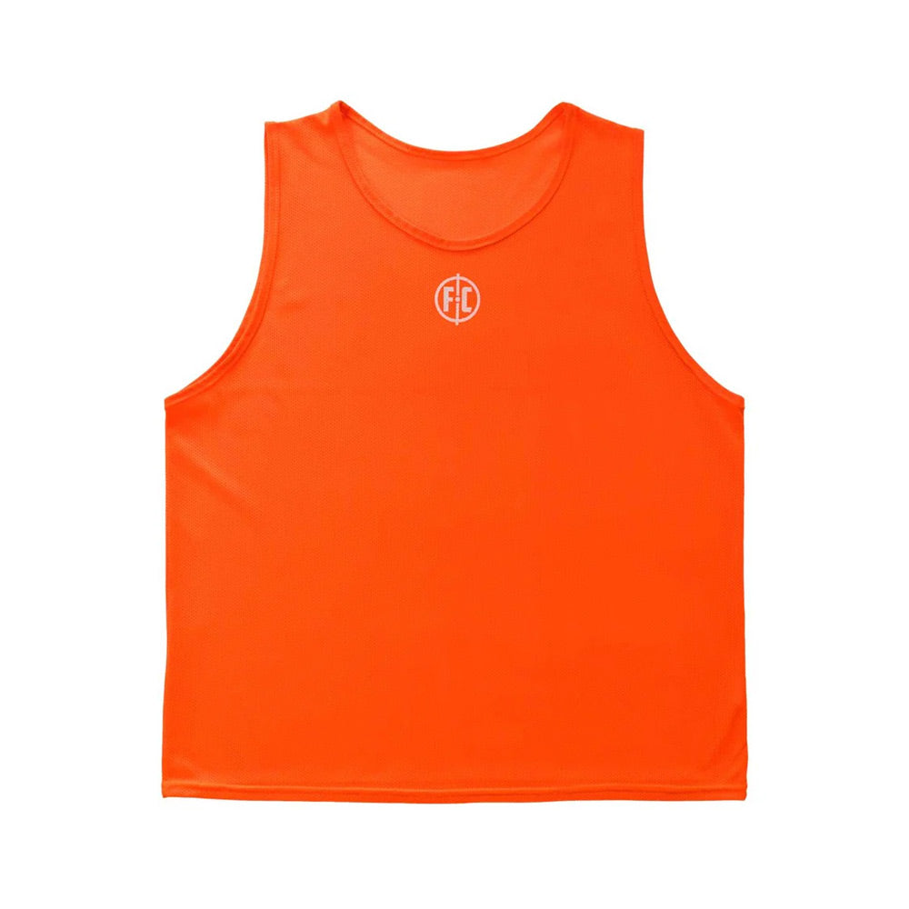 FC Mesh Training Bib II - First Kicks Soccer Bibs for Kids (Orange) - Perfect for Youth Soccer Practice, Team Drills & Sports Training