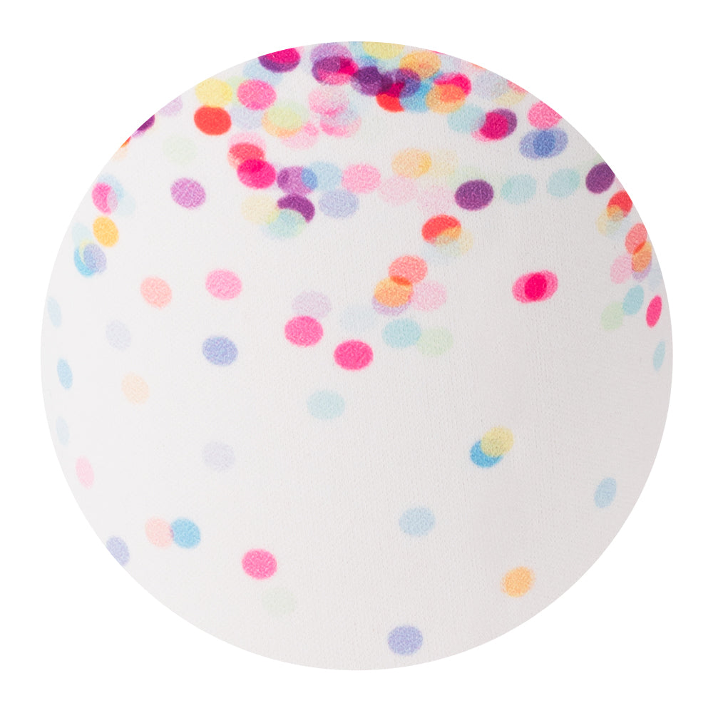Colorful Confetti Medium Iced Cup Coolie - Insulated Sleeve for 16-20oz Tumblers, Perfect for Summer Drinks, Iced Coffee & Smoothies - Party, Beach & Outdoor Use