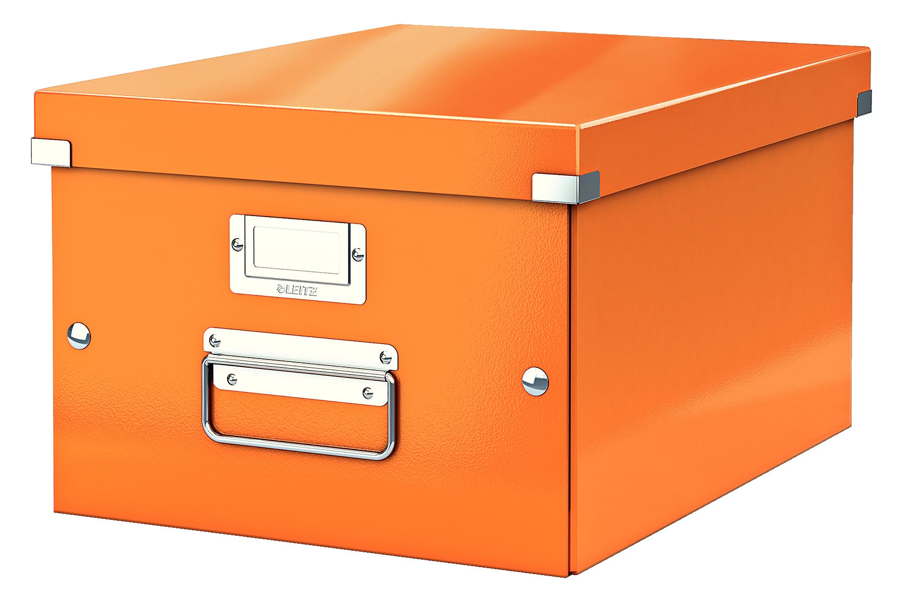 Leitz A5 Storage Box - White Organizer for Documents, Files & Office Supplies | Perfect for Home, Office & School Organization | Click & Store Range 60430001