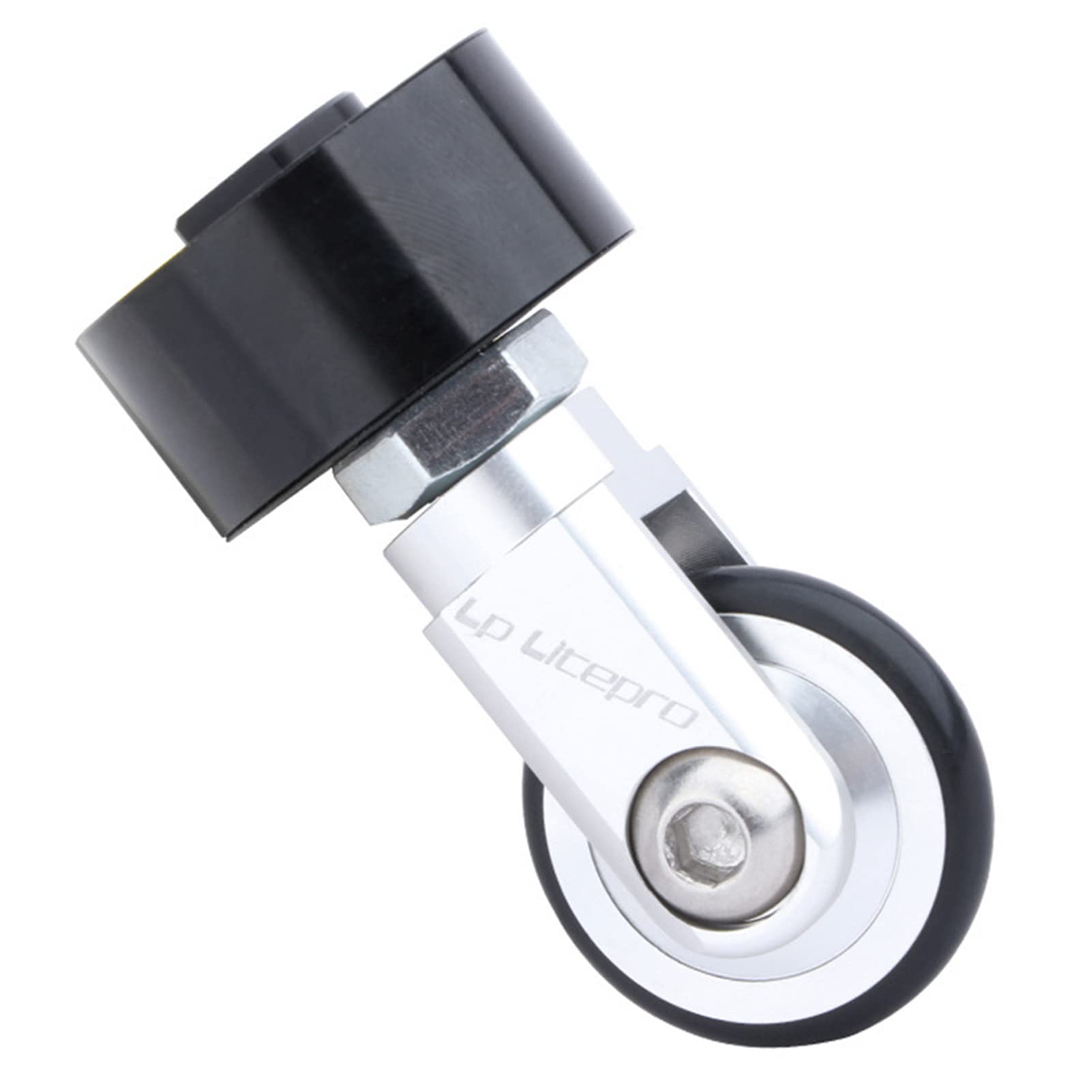 Ayyufe Bike Accessories - High Strength 360° Rotating Seatpost Roller Wheel for Easy Parking & Pushing | Perfect for Travel & Commuting Bicycles