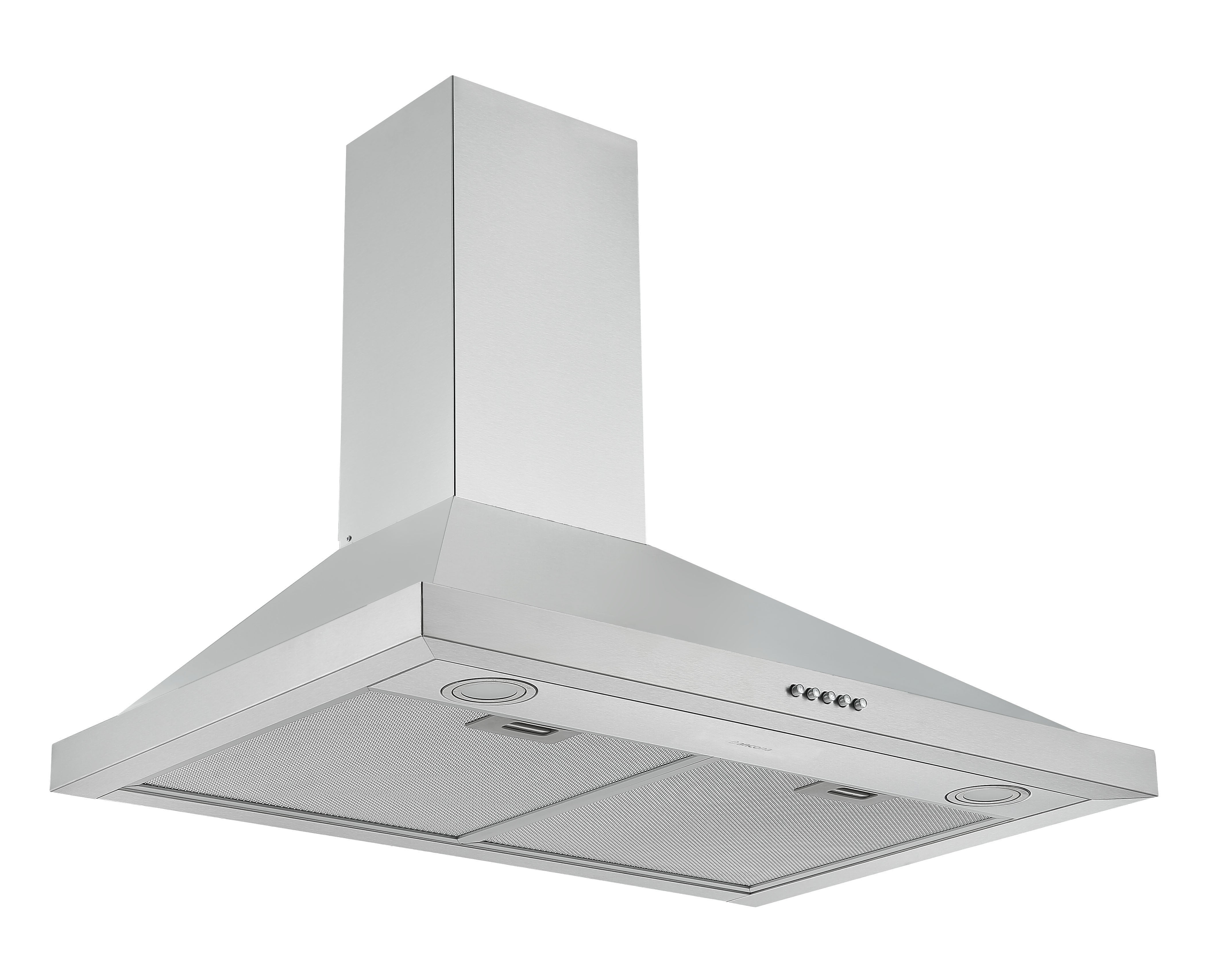 30 Inch Stainless Steel Convertible Wall Mount Pyramid Range Hood - Powerful Kitchen Ventilation for Cooking, Grilling & Baking