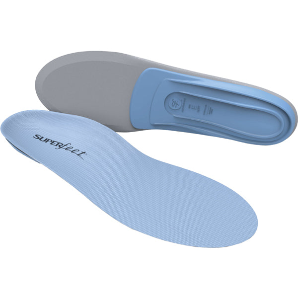 Blue Performance Insoles for Running & Walking - Cushioned Arch Support for Comfort & Pain Relief - Ideal for Athletes, Nurses & All-Day Wear