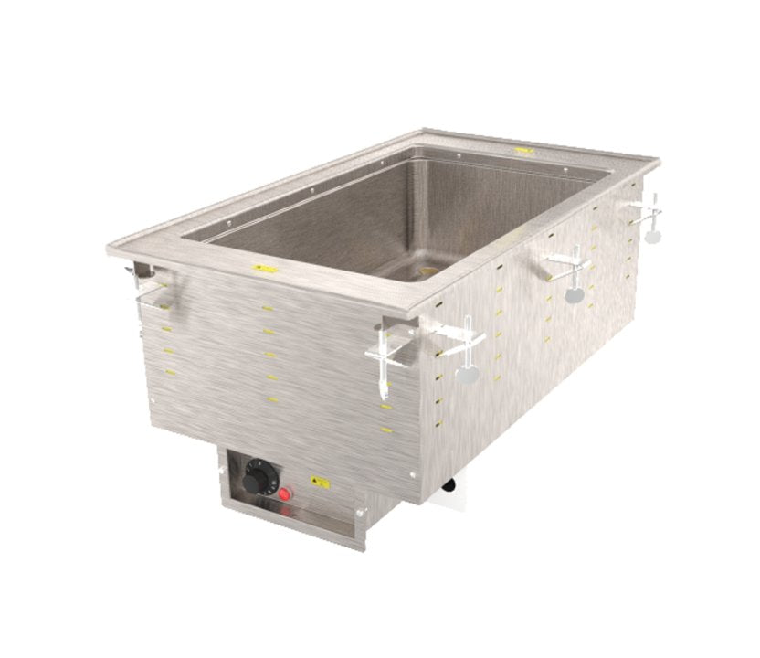 Vollrath Drop-In Hot Food Well - Holds 1 Full-Size Pan | Commercial Buffet & Catering Food Warmer for Restaurants, Cafeterias & Events