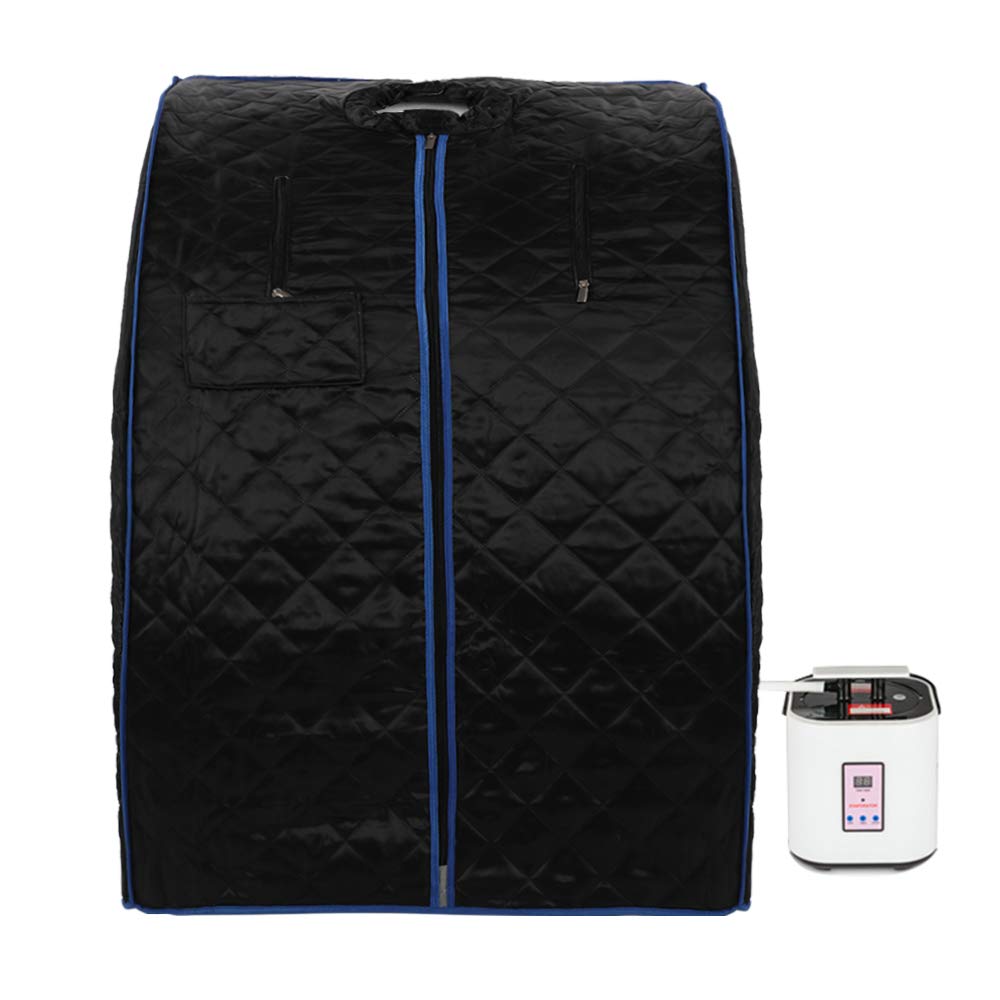 Premium 2L Stainless Steel Steam Sauna Box with 4-Layer Insulation & Waterproof Fabric - Portable Home Spa for Relaxation, Detox & Muscle Recovery