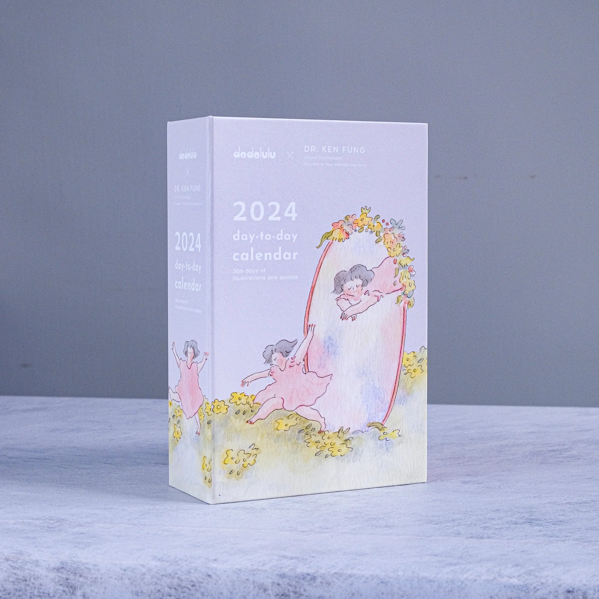 Dodolulu 2024 Wall Calendar - 365 Day Planner with Daily Quotes & Inspirational Pages - Perfect for Home, Office, or Gift Giving