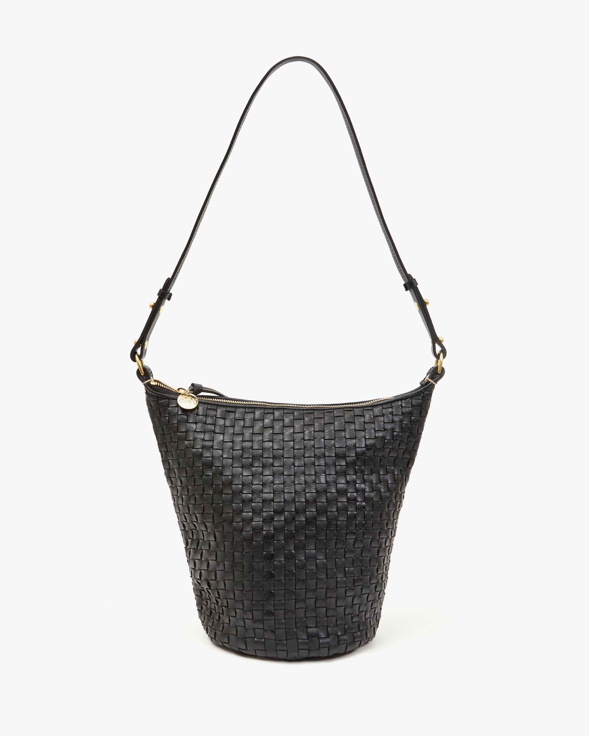 Petite Jeanne Black Woven Checkered Handbag - Stylish Crossbody Purse for Women | Perfect for Work, Date Night & Everyday Use