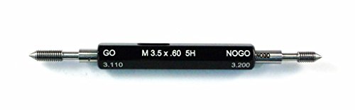 M3.5 X 0.60 Class 5H Taperlock Thread Plug Gauge Set - Precision Thread Measurement Tool for Industrial Quality Control & Manufacturing