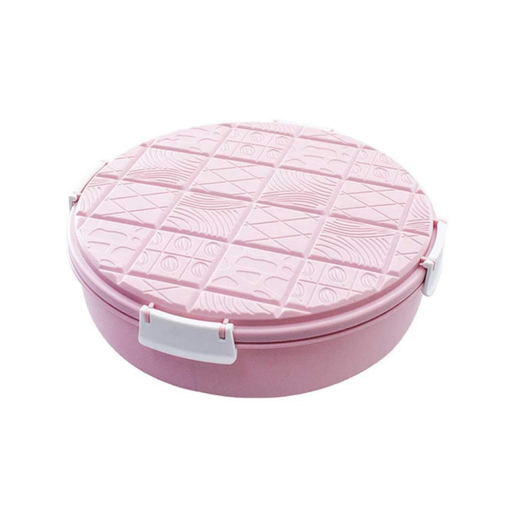 **Strawberry-Shaped Snack Container with Lid - Divided Food Storage Tray for Candy, Nuts, Dried Fruits - Bento Box Organizer for Parties, Picnics, Office & Home Use (Color: Blue)**