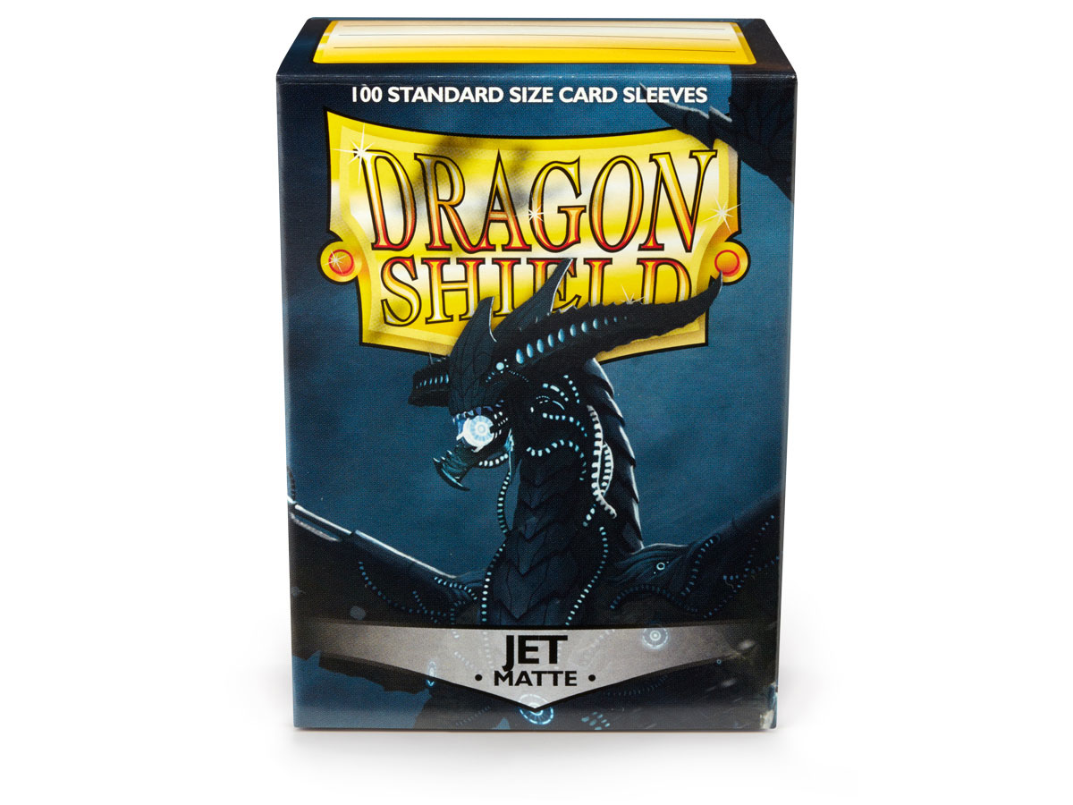 Dragon Shield Matte Jet Sleeves - Premium Card Protectors for MTG, Pokemon, and Yu-Gi-Oh! - Perfect for Gaming, Collecting, and Tournaments