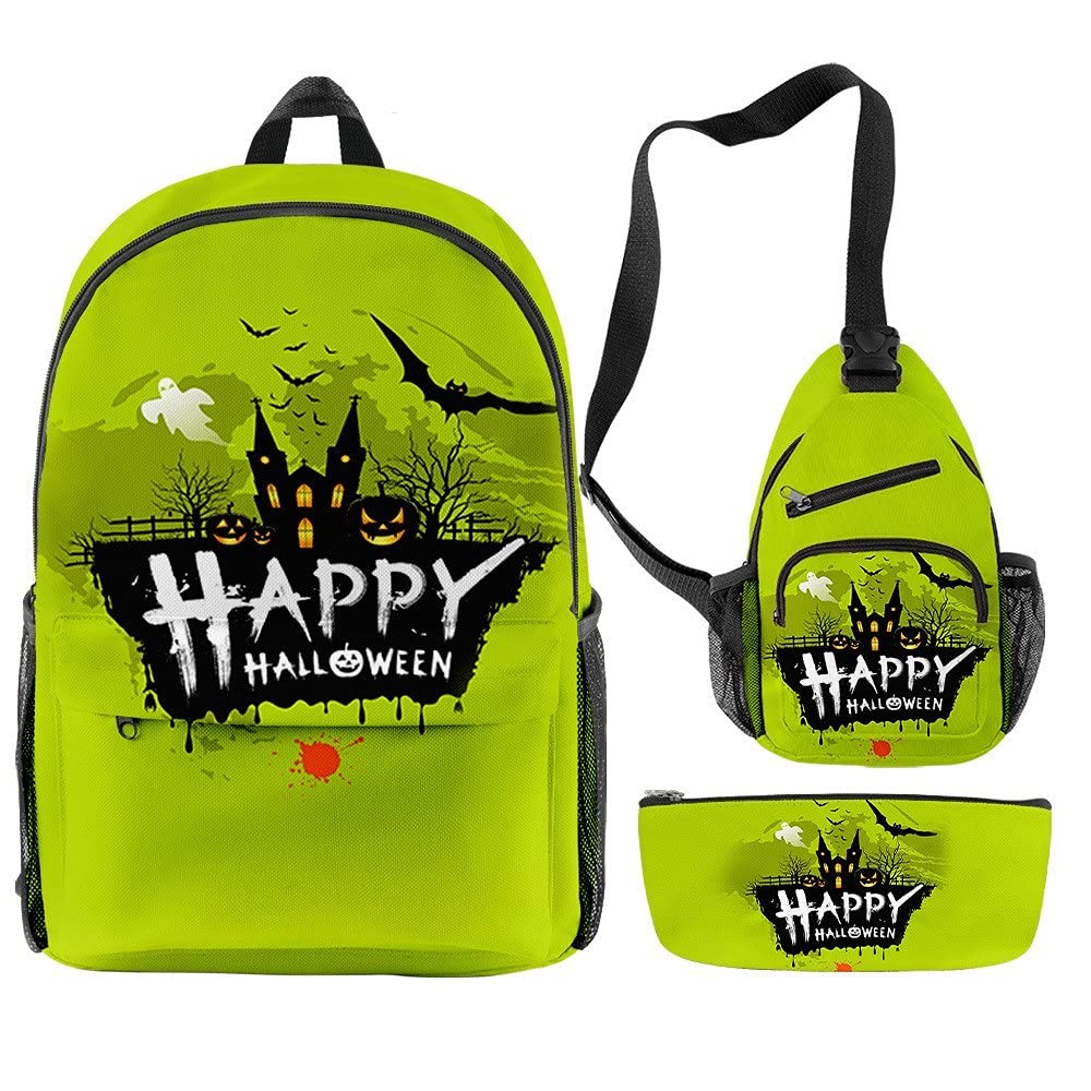 Backwoods Backpack - Durable Halloween Laptop Backpack for School, Travel & Work - Water-Resistant Shoulder Book Bag for Men & Women - Perfect for College, Hiking & Daily Commute