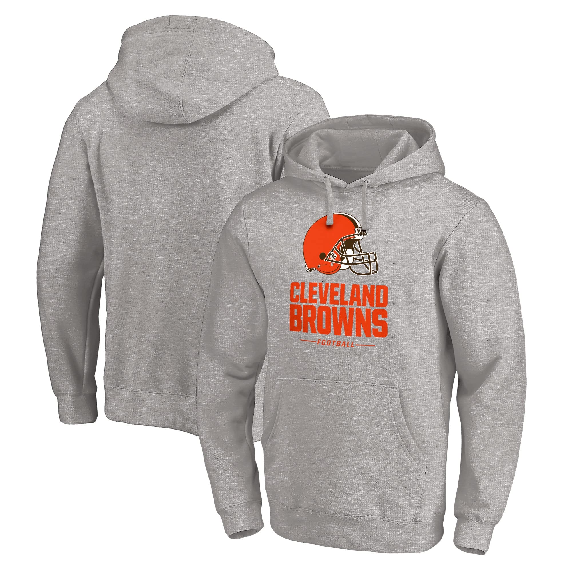 Fanatics Men's NFL Big & Tall Team Logo Pullover Hoodie - Comfortable Oversized Sweatshirt for Football Fans - Perfect for Game Day, Tailgating & Casual Wear