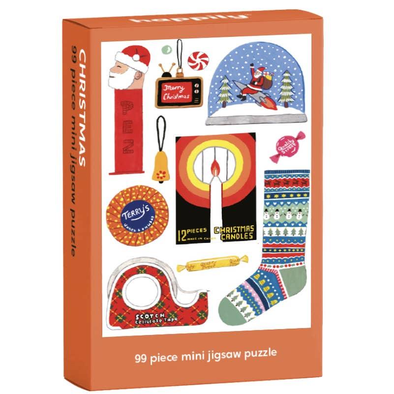 99 Piece Mini Christmas Jigsaw Puzzle for Kids - Fun Holiday Activity & Gift for Family Game Night