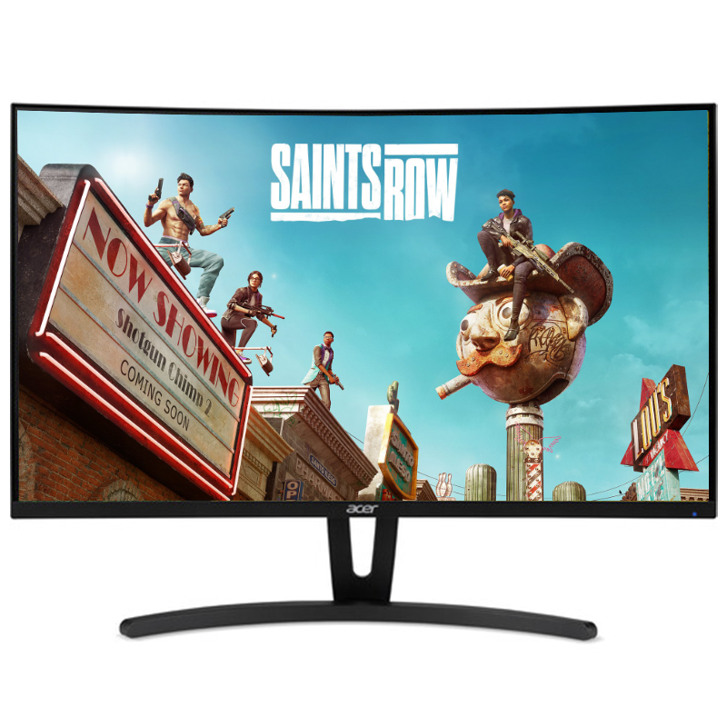 Acer ED273P 27-inch Curved Gaming Monitor - 1500R FHD 165Hz 1ms FreeSync Premium - Ideal for Competitive Gaming & Immersive Entertainment