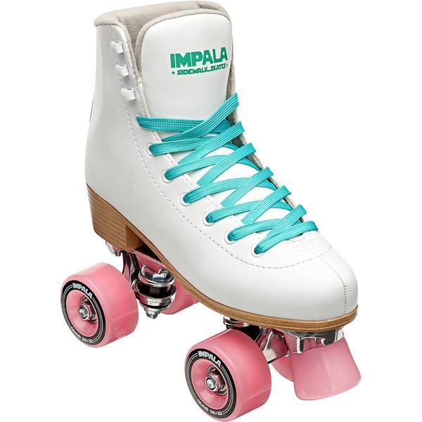 Impala White Roller Skates for Women & Men - Outdoor & Indoor Roller Skating - Perfect for Rinks, Parks, and Fitness
