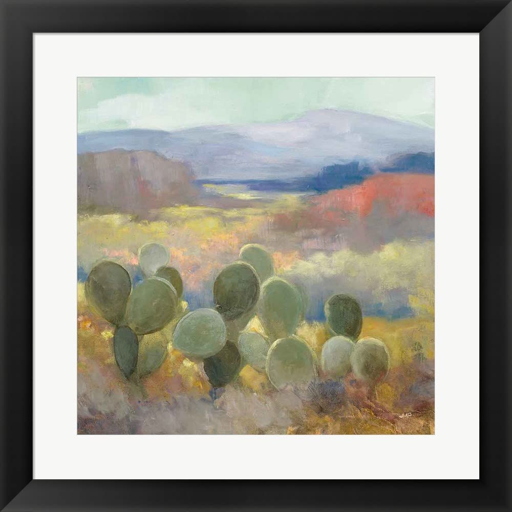 Julia Purinton High Desert II Framed Art Print - 20x20 Inches, Flat Black Frame - Perfect for Living Room, Bedroom & Office Wall Decor
