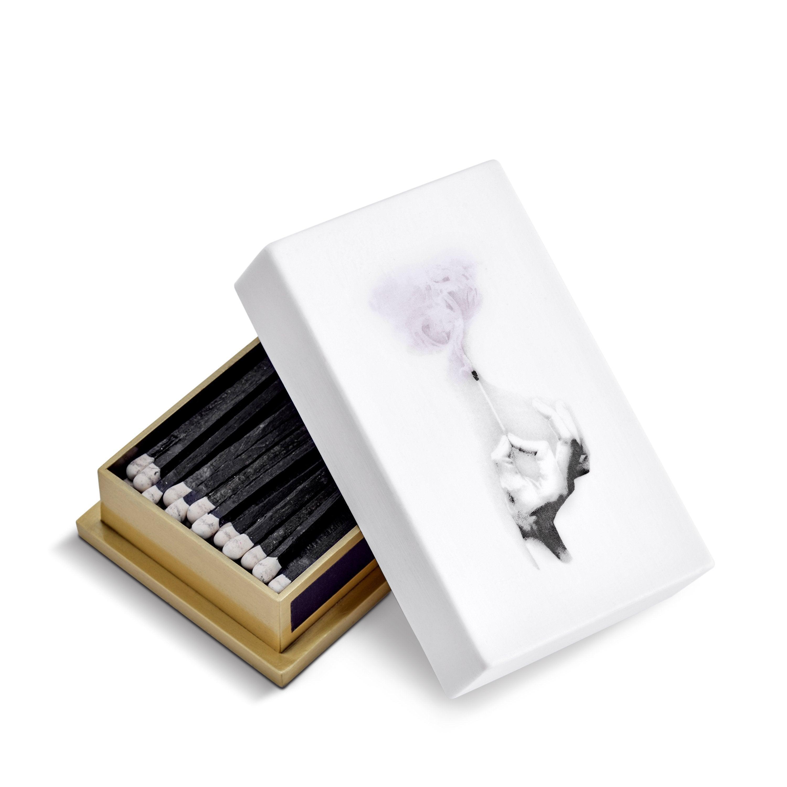 Matchbox with Matches - Premium Wooden Matchbox Set for Fireplaces, Candles & Camping | Reliable Fire Starters for Home & Outdoor Use