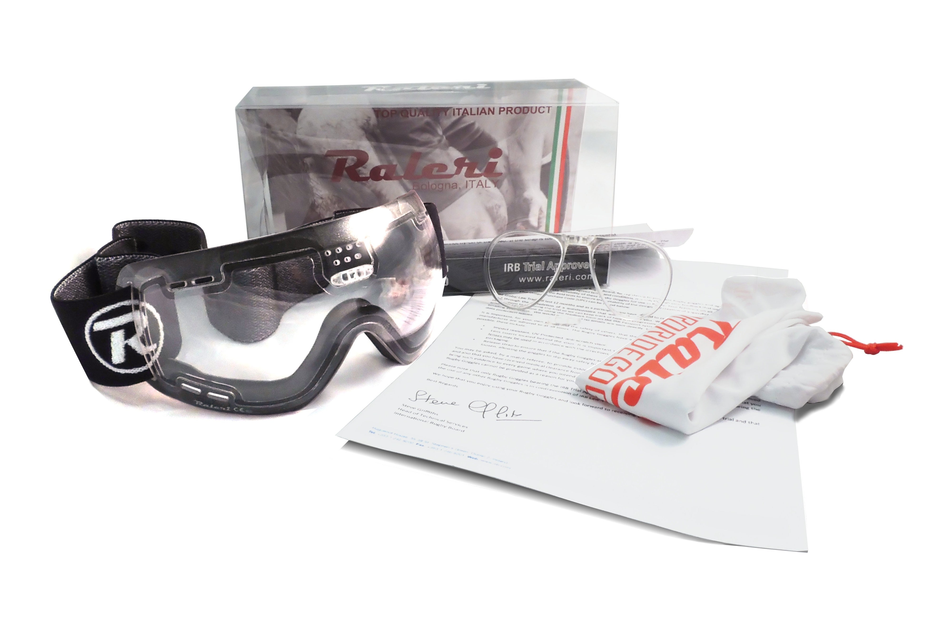 IRB Approved Raleri Flexi 3.0 Sports Goggles - Size B (Small) - Perfect for Cycling, Skiing & Outdoor Sports