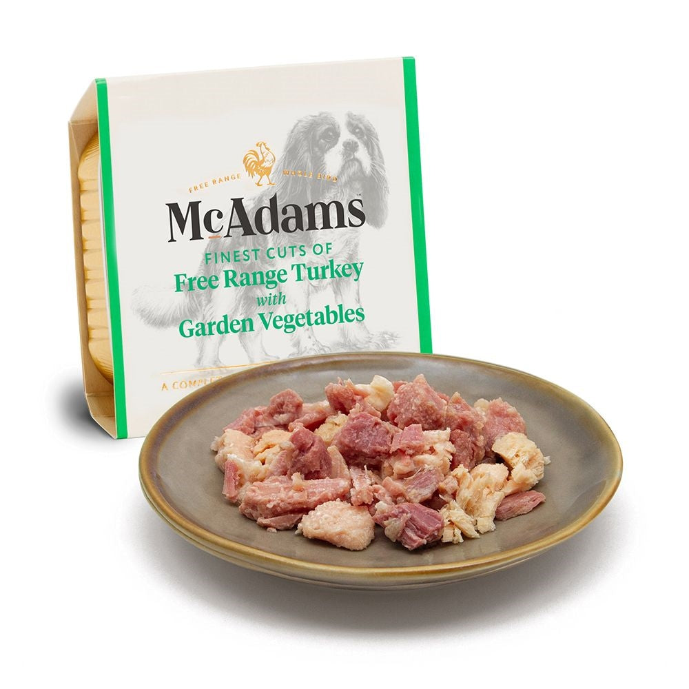Premium Free Range Turkey & Garden Vegetables Wet Dog Food - Grain-Free, High-Protein, All-Natural Recipe for Healthy Digestion - Perfect for Adult Dogs & Puppies at Mealtime or Training Rewards