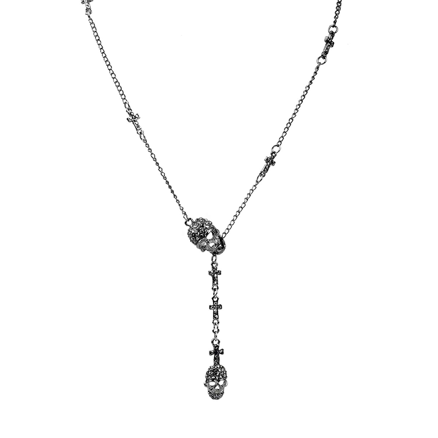 EVBEA Elegant Cross Pendant Necklace for Women - 18K Gold Plated Stainless Steel Chain - Perfect Gift for Christmas, Birthday & Everyday Wear