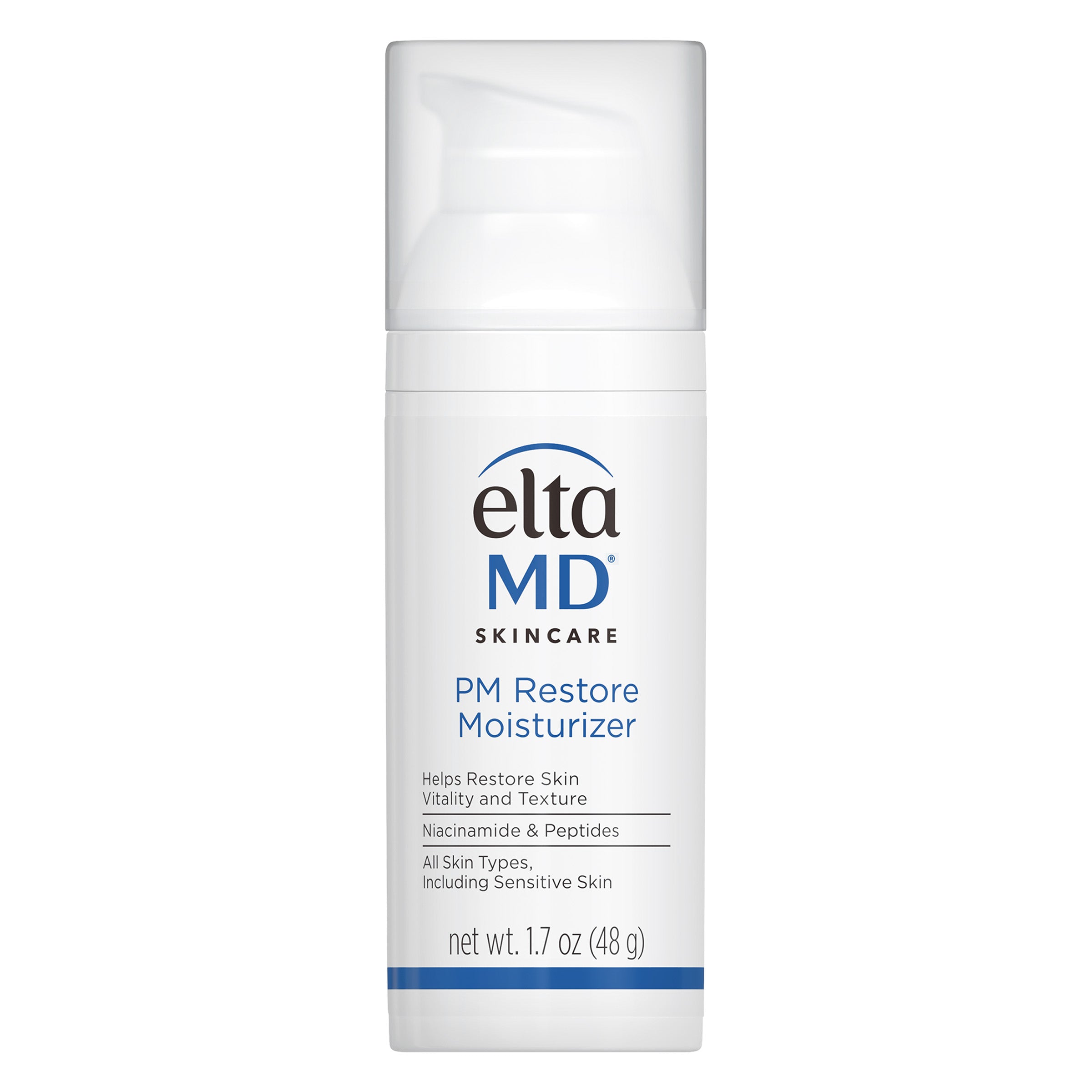 EltaMD PM Therapy Facial Moisturizer for Night Use - Hydrating & Restoring Cream for Dry, Sensitive Skin - Perfect for Nighttime Skincare Routine