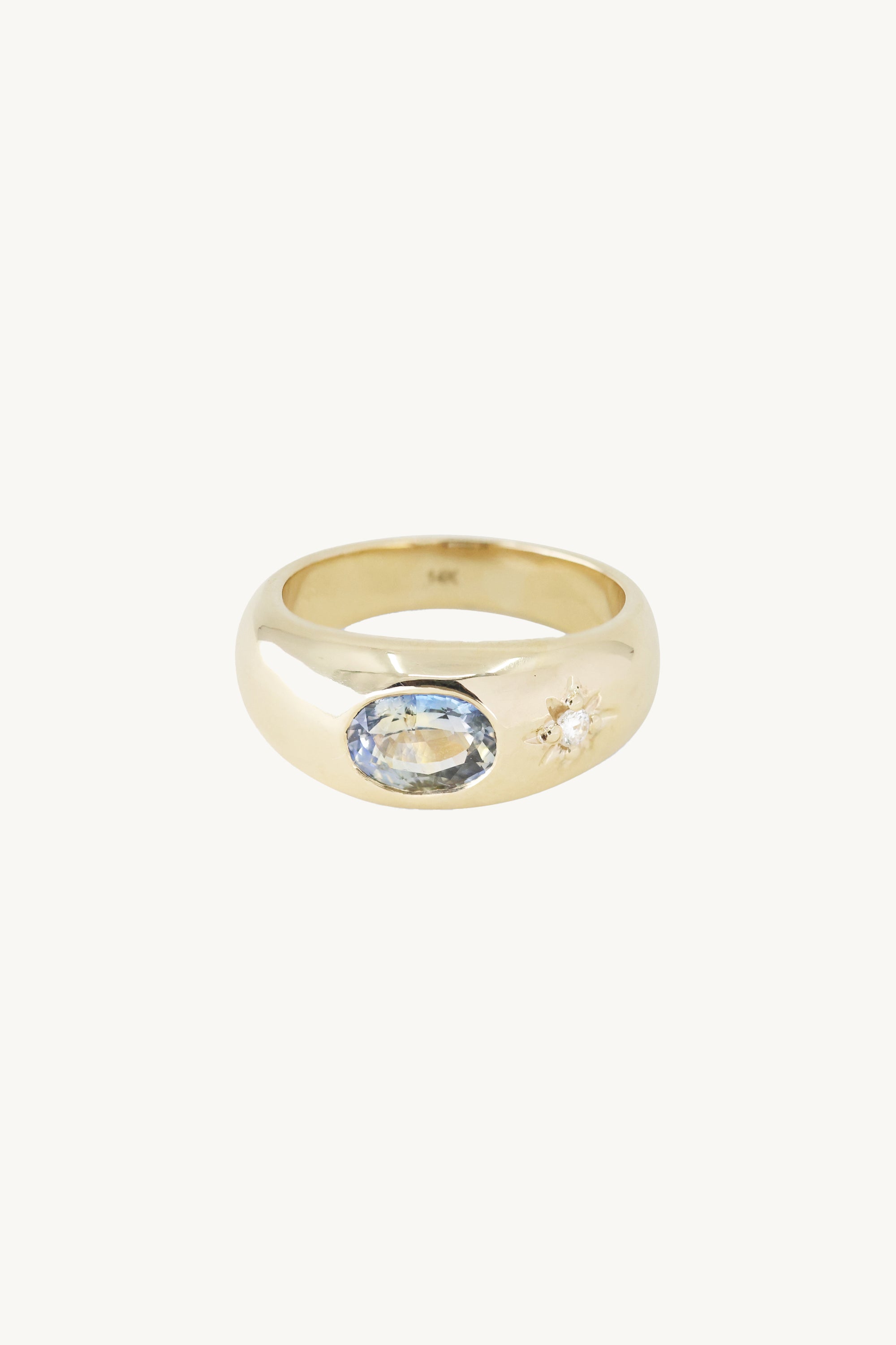 14K Yellow Gold Gypsy Band Ring for Women - Vintage Style Wedding Band, Stackable Ring, Anniversary Gift - Perfect for Bridal Jewelry, Boho Fashion & Everyday Wear
