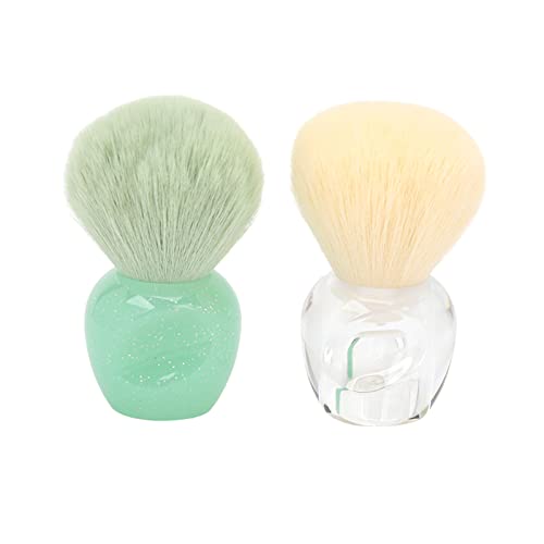 2PCS Powder Brush Set - Mini Travel Makeup Blush Brush for Women & Girls | Portable Cosmetic Brush Kit for Home, Outdoor & Travel Use