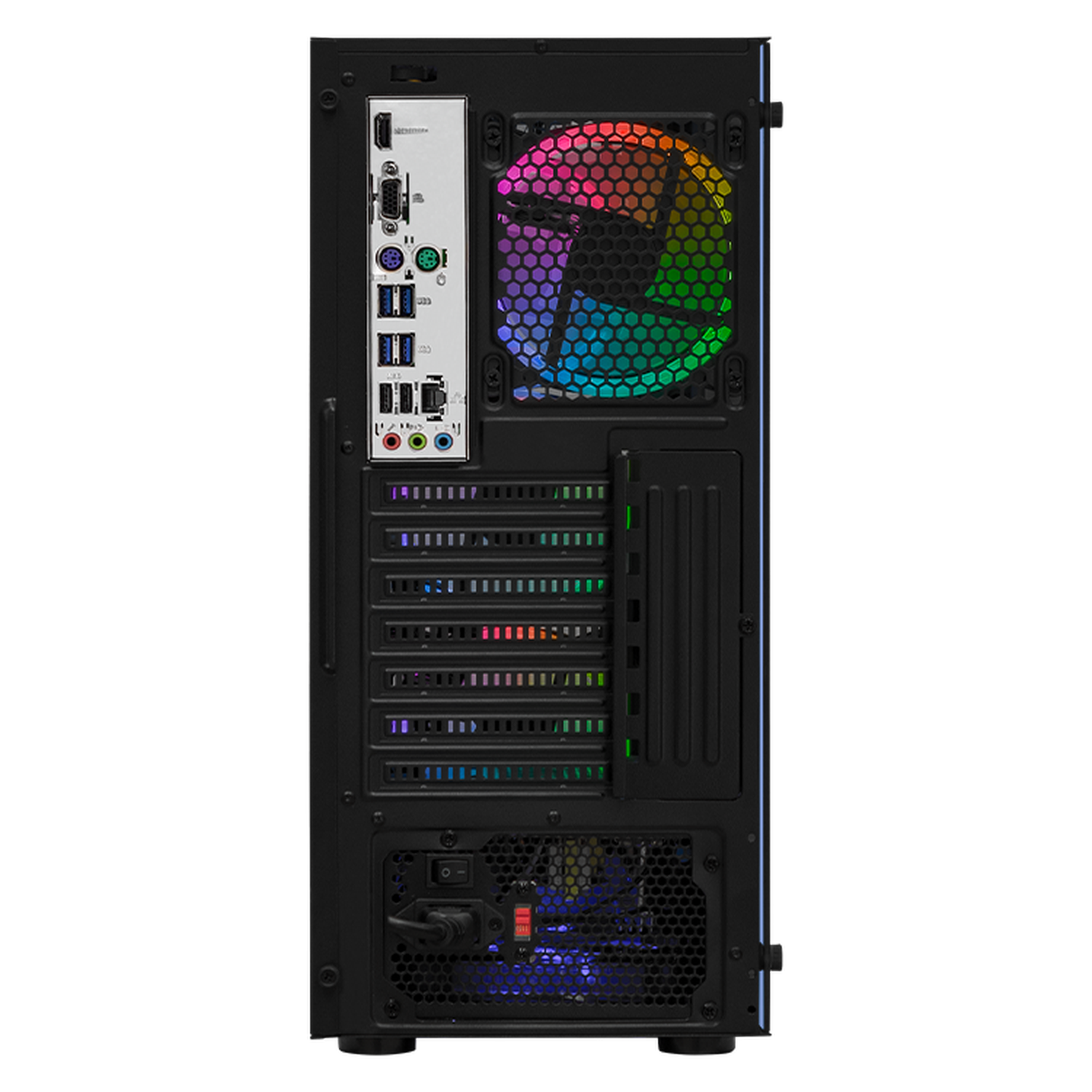 Xtreme PC Gaming Desktop - AMD Radeon 780M Ryzen 7 8700G, 32GB DDR5 RAM, 1TB SSD, WiFi 6, Dragonfly Mesh, Black - Perfect for 4K Gaming, Streaming & Content Creation